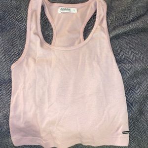 light pink cropped tank